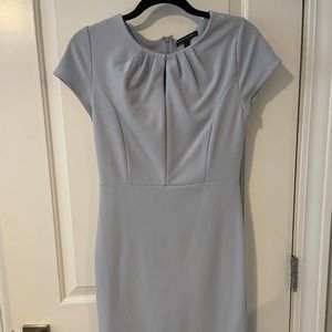 Dusty Blue Business Dress